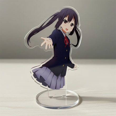 Custom Photo Hoder Acrylic Display Stand UV Printed Clear Anime Rainbow Acrylic Standee