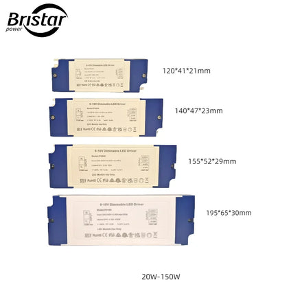 Smooth Dimming 0-10V 30W 12V 24V Constant Voltage Led Driver 1-10V IP20 ETL Certified American /EU Market for Indoors Lighting
