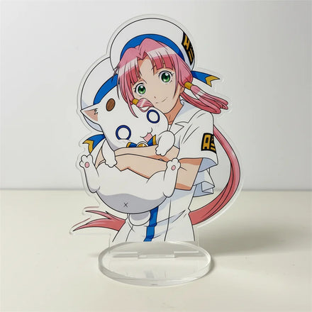Personalized Hologram Rainbow Acrylic Standee UV Printed Custom Anime Display Stand Acrylic Quicksand Standee