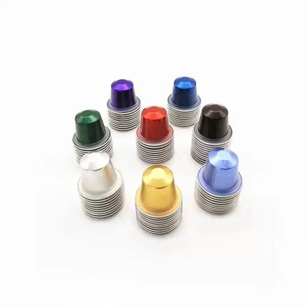 Disposable Round Double Layer Aluminum Coffee Pods 15ml Capacity Food Grade Container in Multiple Colors for Capsule Machines