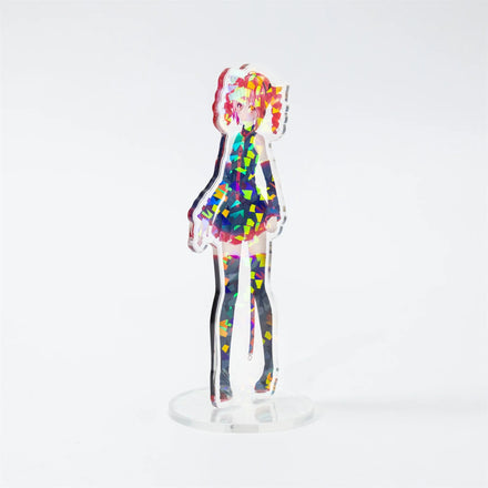 Custom Hologram Shaped Rainbow Animation Game Character Acrylic Action Comic Figure Stand