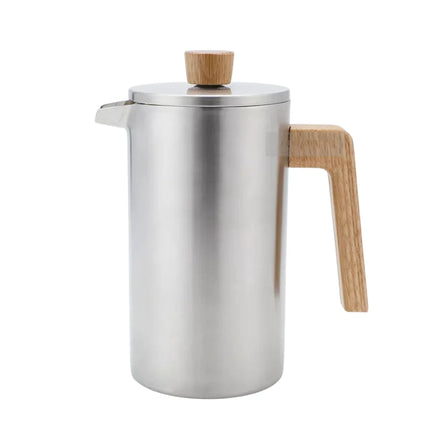 Factory Hot Sales Double Wall Insulated French Press Stainless Steel Coffee Maker