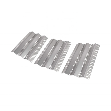 Dyna Glo DCP480CSP Grill Replacement Parts 3pcs Polished Stainless Steel Grill Tube Burner Cover Heat Plate AOG 24NB 24NG Carton