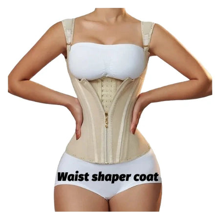 Custom Logo Print Corset Femme Compression Double Strap Women Lose Weight Fat Tummy Women Waist Trainer Corset Body Shaper