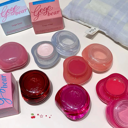 Gege Bear Bulk Wholesale Glitter Lip Gloss & Cheek Balm Cream Long Lasting Moisturizing Waterproof 4g OEM/ODM Support