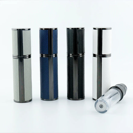 Refillable Perfume Bottle 5ml Recyclable Mini Size Cosmetic Spray Bottle Portable Luxury Mini Leather Perfume Atomizer