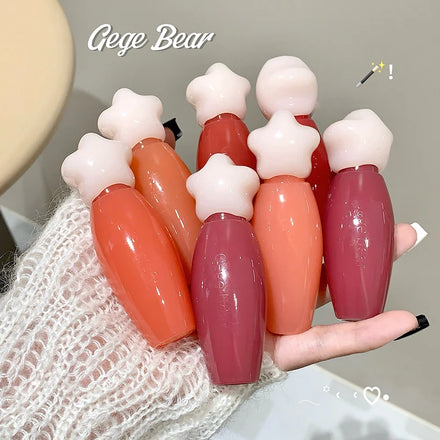 Gege Bear Own Brand Long Lasting Waterproof Lip Gloss Glitter Vegan Summer Moisturizing Hydrating Lip Oil OEM/ODM Wholesale