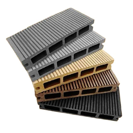 Sustainable WPC Composite Decking Boards Waterproof PVC for Garden Patio Hotel & Park Wood Decor 3D Effect for Interior Walls