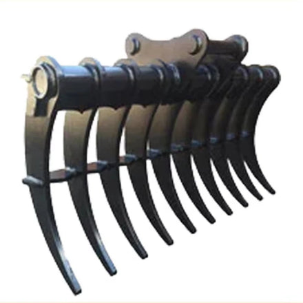 Free Shipping Rakes for 0.8 Ton/1 Ton/1.2 Ton Mini Excavator Attachments