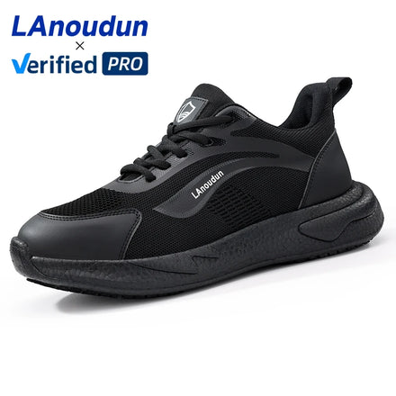 LAnoudun New Fashion SRC Chef's Shoes Microfiber with Light Rubber Sole Non-slip for Kitchen Factory Chefs