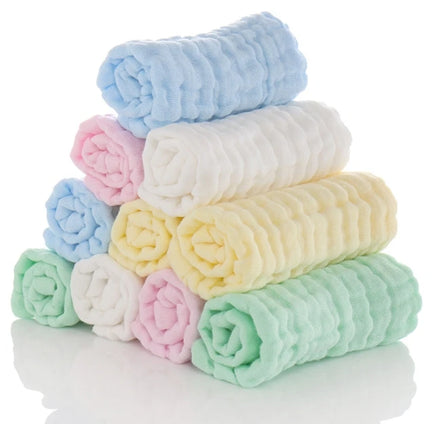 Custom Burp Cloth 6 Layer Soft Absorbent Face Towel Natural Newborn Wipes for Delicate Skin