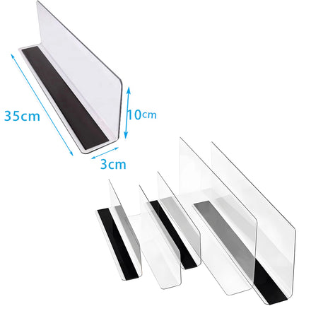 Clear Acrylic Shelf Dividers Wholesale Direct Sales Clear Pvc Plastic Pharmacy PVC Shelf Dividers