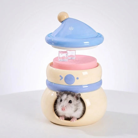 A Large Hamster House Made of Ceramic with an Original Design for Cooling and Landscaping