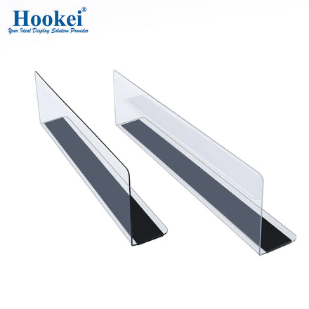 Wholesale Clear Acrylic Shelf Dividers Direct Sales Clear Plastic Pharmacy PVC Wire Shelf Dividers