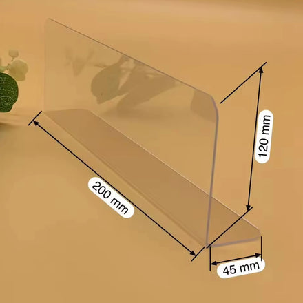 Wholesale Direct Sales Clear Acrylic Shelf Dividers Pharmacy PVC Wire Shelf Dividers