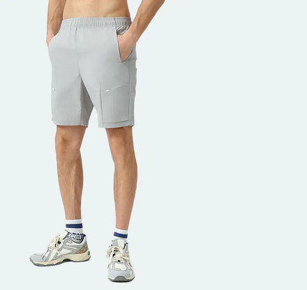 100% Nylon Breathable Custom Logo Heat Transfer Printing Casual Gym Training 5 Inch Men Shorts