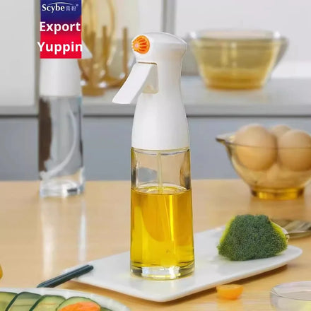 Hxglass 200ML Reusable High Borosilicate Glass Spray Bottle Leak-Proof Sealed Oil Dispenser for Restaurant Atomizer Spray Bottle