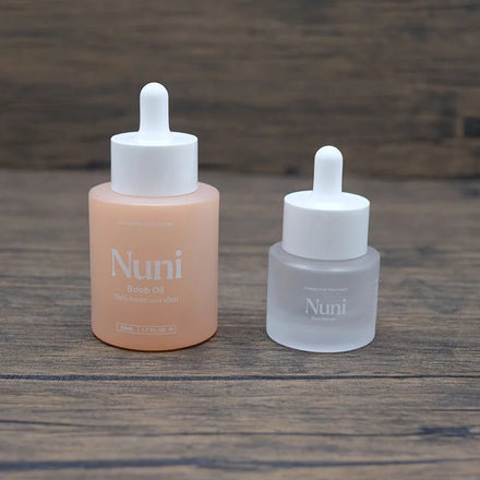Luxury Outlet Clear 30Ml 50Ml 100Ml Transparent Amber Frosted Flat Round Rectangle Emulsion Oil Serum Bottle Dropper