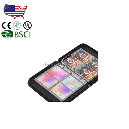 Overseas Stock Fireproof and Waterproof Card Storage Bag Suitable for Storing Star Cards Football Cards Anime Cards