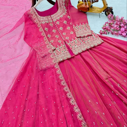 New Designer Party Top Lehenga & Dupatta Set
