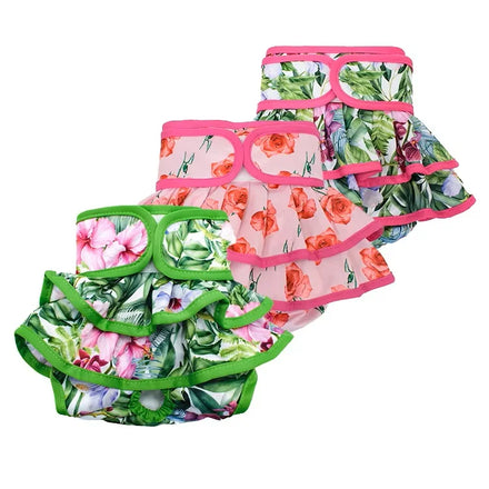 Washable Diapers Dog Physiological Pants Female Dogs Sanitary Shorts Reusable Diapers Pet Panties Clothes for Dogs