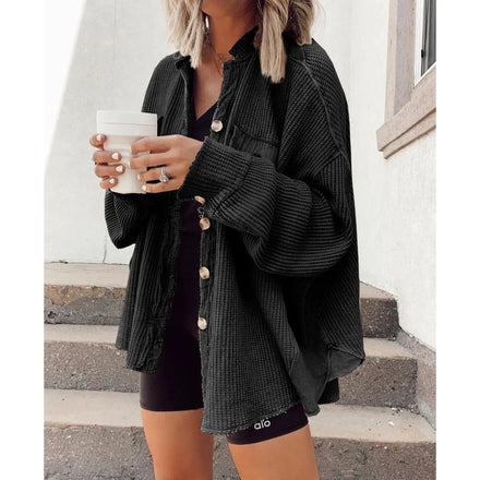 2025 European and American Autumn/Winter New Collection - Loose Casual Shirt Fashion Patchwork Top