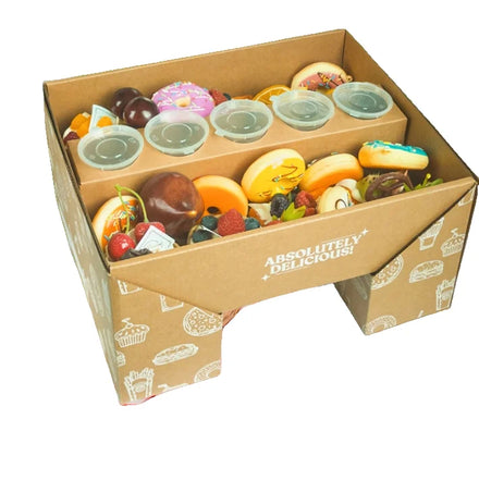 Wholesale Eco-Friendly Sushi Dessert Bakery Packaging Paper Insert for Crepe Chocolate Picnic Go Matt Laminated Cookie Boxes