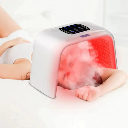 Multi-function Face Led Light Therapy Led Face Light Therapy Devices 7 Color Led Face Light Therapy With Spray