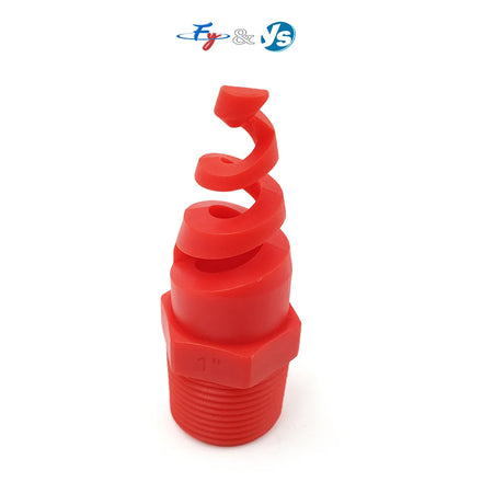 PP Spiral Nozzle Desulfurization and Dust Removal Industrial Spray Head Acid-resistant and Anti-corrosion Plastic Spiral Nozzle