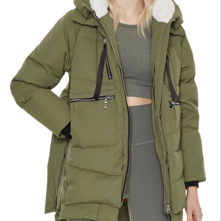 Women's Thickened Down Jacket Elegant Winter Coat with Stylish Design
