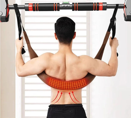 Lumbar Spine Traction Horizontal Bar Traction Belt Back Traction Stretcher Hanging Spinal Decompression Harness Lumbar Device