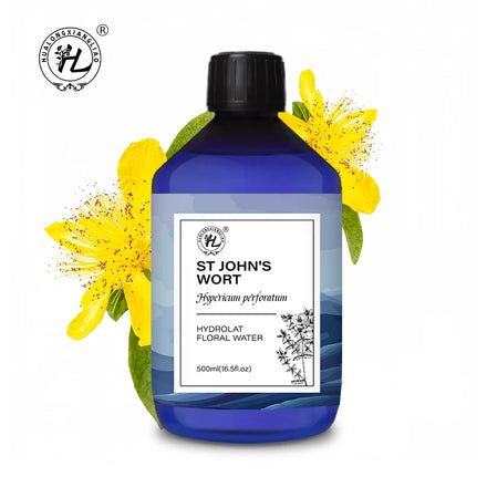 St. John's Wort Hydrosol - Hydrolat for Skin Hair Face - 100% Pure Natural Floral Water Steam Distilled | OEM 500mL