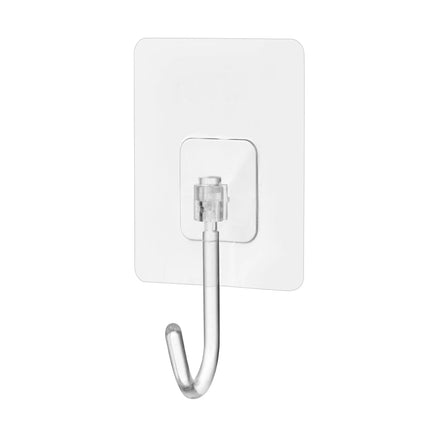 Factory Direct Decorative Door Self Adhesive Hanger Wall Mount Self- Adhesive Kitchen Rack 5kg 8 Hooks Tools Transparent PE /
