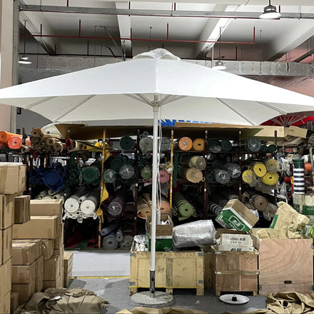 Modern Design Outdoor Umbrella Stand with Big Size Garden Centre Pole and Plastic Base for Park Use Outdoor Furniture