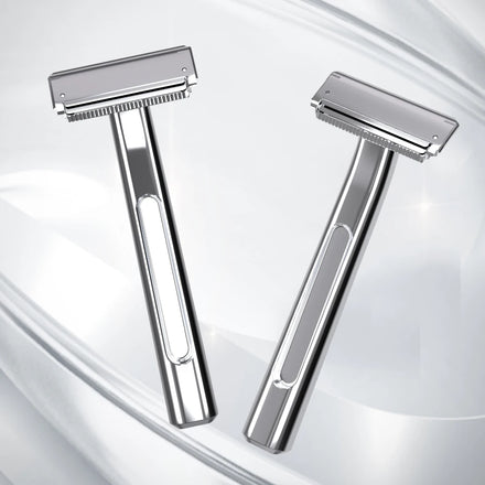 Metal Handle Single Blade Razor for Men Shaving Eco Razor for Beard Care