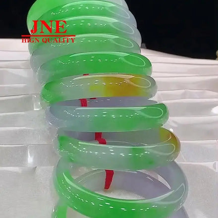 Factory Wholesale Myanmar B- Type Jade Crack-free Ice Runzheng Ring Jade Bracelet