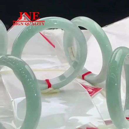 Factory Wholesale Myanmar Natural White A- Type Jade Crack-free Jade Bracelet Wholesale