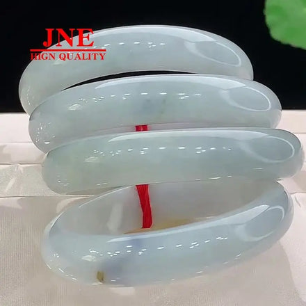 Natural Myanmar A- Type Jade Bright Color No Crack Bean Color Imperial Concubine Jade Bracelet Wholesale