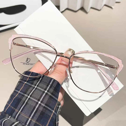 Shiny Womens Cat Eye Stock Glasses Optical Glasses Frames Lahore