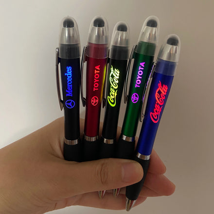 Sports Light-Up Pen 1.0mm Writing Width Promotional Boligrafos Articulos Publicitarios Por Mayor
