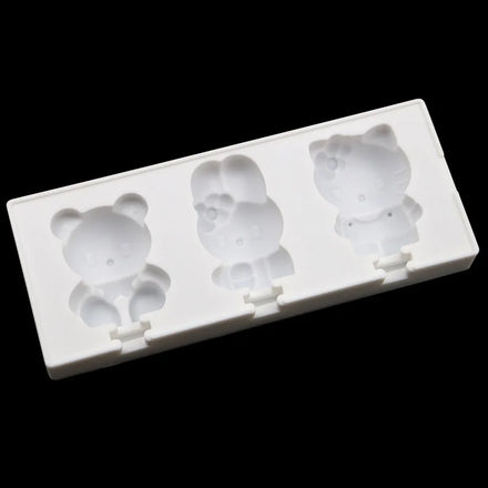 Ice Cream Mold RABBITS Popsicle Mold Food Grade Silicone Material Easy to Release Eco-Friendly Opp Bag Summer Ice Making Tools