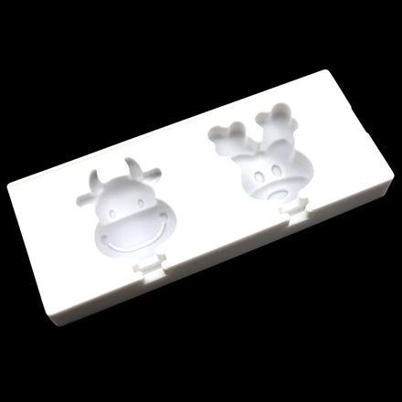 Deer-Shaped Ice Cream Mold Food Grade Silicone Easy Release Summer Popsicle Making Tool Cake Tools