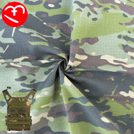 American CP Jungle Camouflage Polyester Cotton Plaid Fabric TC65/35 Breathable Wear-Resistant for Tactical Clothing Pants