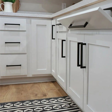Square Stainless Steel U-Shape Furniture Handles Popular Cabinet Pulls for Kitchen Cabinets and Wardrobe Drawers