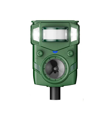 Solar Ultrasonic Animal Repellent Outdoor Squirrel Deer Repellent IP65 Cat Mouse Raccoon Dog Bird Repellent Deterrent