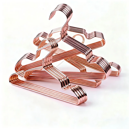 Wholesale Luxury Coat Hanger in Black Gold Multi-Color Design Eco-Friendly Aluminium Hooks for Clothes in Bulk