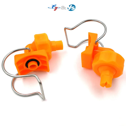 YS New Corner Clip Fan Nozzle PP and Stainless Steel Clip Nozzle Cooling Cleaning Nozzle