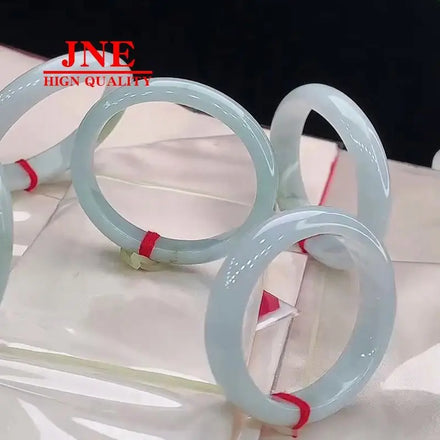 Natural Myanmar A- Type Jade Bright Color No Crack Bean Color Imperial Concubine Jade Bracelet Wholesale