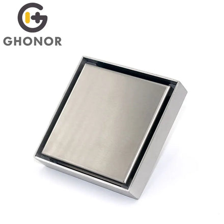 Stainless Steel Bathroom Shower Floor Cover Drain Ghonor Free Sample Factory Price