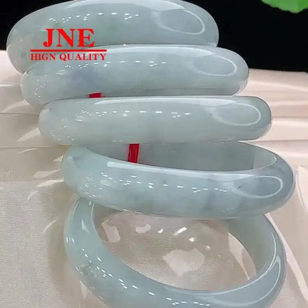 Natural A- Type Jade Jewelry Ornament Water Bowl Head Type Jade Fine Bean Color Imperial Concubine Jade Bracelet Wholesale